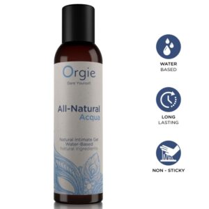 vVigoroso ORGIE - GEL ÍNTIMO 100% NATURAL À BASE DE ÁGUA 150 ML