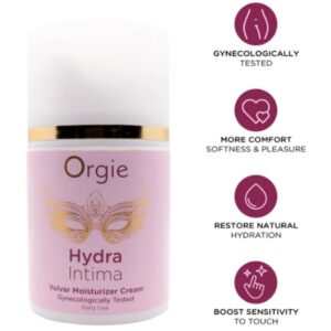 vVigoroso ORGIE - HYDRA INTIMA CREME HIDRATANTE VULVAR DIÁRIO 50 ML