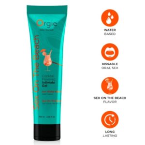 vVigoroso ORGIE - LUBRIFICANTE EM TUBO COQUETEL SEXO NA PRAIA BEIJÁVEL GEL ÍNTIMO À BASE DE ÁGUA 100 ML
