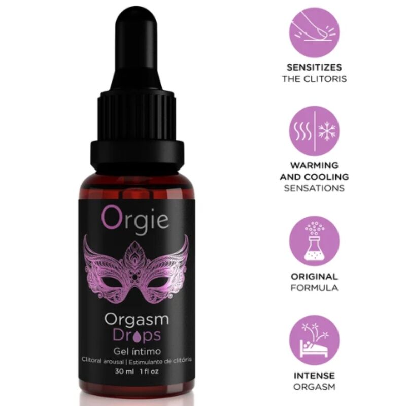 vVigoroso ORGIE - GOTAS PARA ORGASMO E ESTIMULAÇÃO CLITORIANA 30 ML