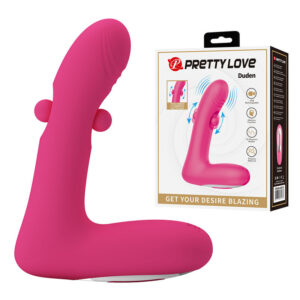 Vigoroso PRETTY LOVE - DUDEN VIBRADOR DE SILICONE RECARREGÁVEL COM 12 MODOS DE VIBRAÇÃO E 3 MODOS DE BALANÇO