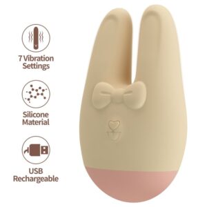 Vigoroso ROMANCE - BUNNY ESTIMULADOR EXTERNO COM 7 MODOS DE VIBRAÇÃO
