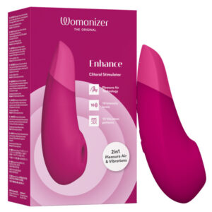Vigoroso WOMANIZER - Estimulador Clitoriano Enhance Rosa Vibrante