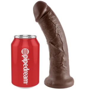 Vigoroso KING COCK - 8 DILDO MARROM 20.3 CM