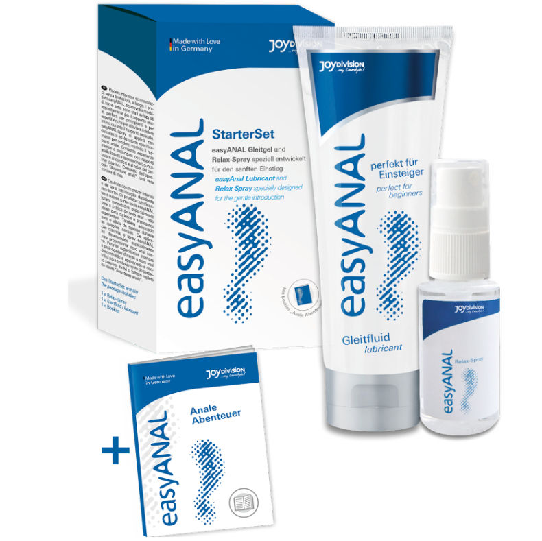 vVigoroso JOYDIVISION EASYANAL - STARTER SET LUBRIFICANTE + RELAX SPRAY