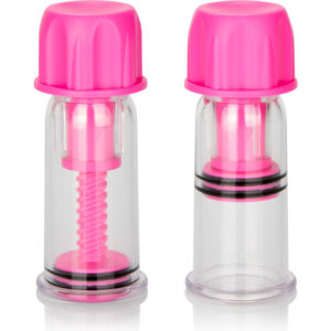 vVigoroso CALEXOTICS - VENTOSA DE SUCÇÃO DE MAMILOS VACCUM TWIST ROSA