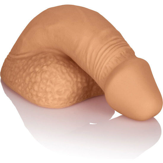 Vigoroso CALEXOTICS - EMBALAGEM DE SILICONE PÊNIS 12.75 CM CARAMELO