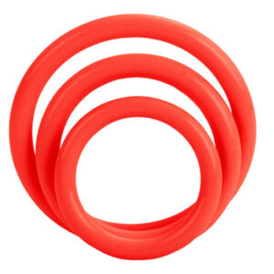 Vigoroso CALEXOTICS - CONJUNTO DE TRI-ANÉIS VERMELHO