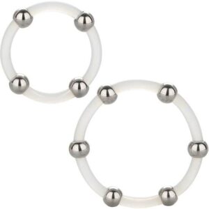 Vigoroso CALEXOTICS - CONJUNTO DE ANÉIS DE SILICONE COM FRESAS DE AO