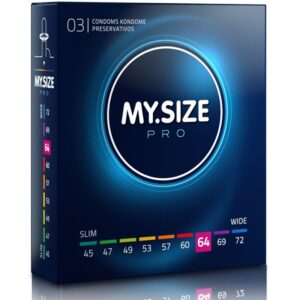 Vigoroso - MY SIZE - PRO PRESERVATIVOS 64 MM 3 UNIDADES
