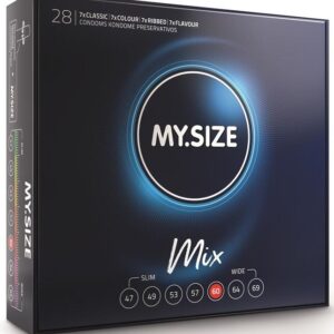 Vigoroso - MY SIZE - MIX PRESERVATIVOS 60 MM 28 UNIDADES