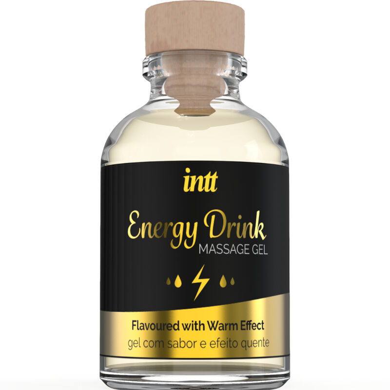vVigoroso INTT MASSAGE & ORAL SEX - GEL DE MASSAGEM COM ENERGIA AROMATIZADA BEBIDA E EFEITO AQUECENTE