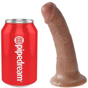 Vigoroso KING COCK - PÊNIS REALÍSTICO 15 CM CARAMELO