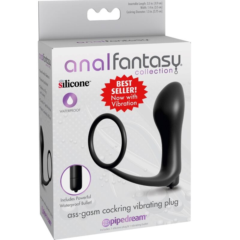 ANAL FANTASY ELITE COLLECTION - PLUG VIBRADOR DE ANAL COCKRING ASS-GASM - Image 2