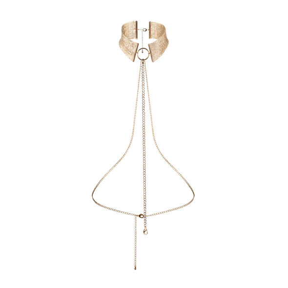 Vigoroso BIJOUX INDISCRETS - DÃSIR MÃTALLIQUE COLAR METLICO DOURADO
