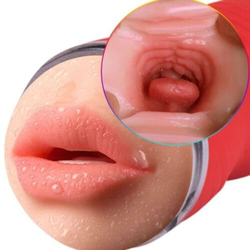 Vigoroso ARMONY - MASTURBADOR DUPLO VAGINA E BOCA VERMELHA
