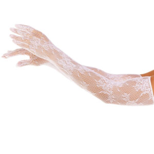 vVigoroso LEG AVENUE - LUVAS FLORAL VERMELHAS BRANCAS