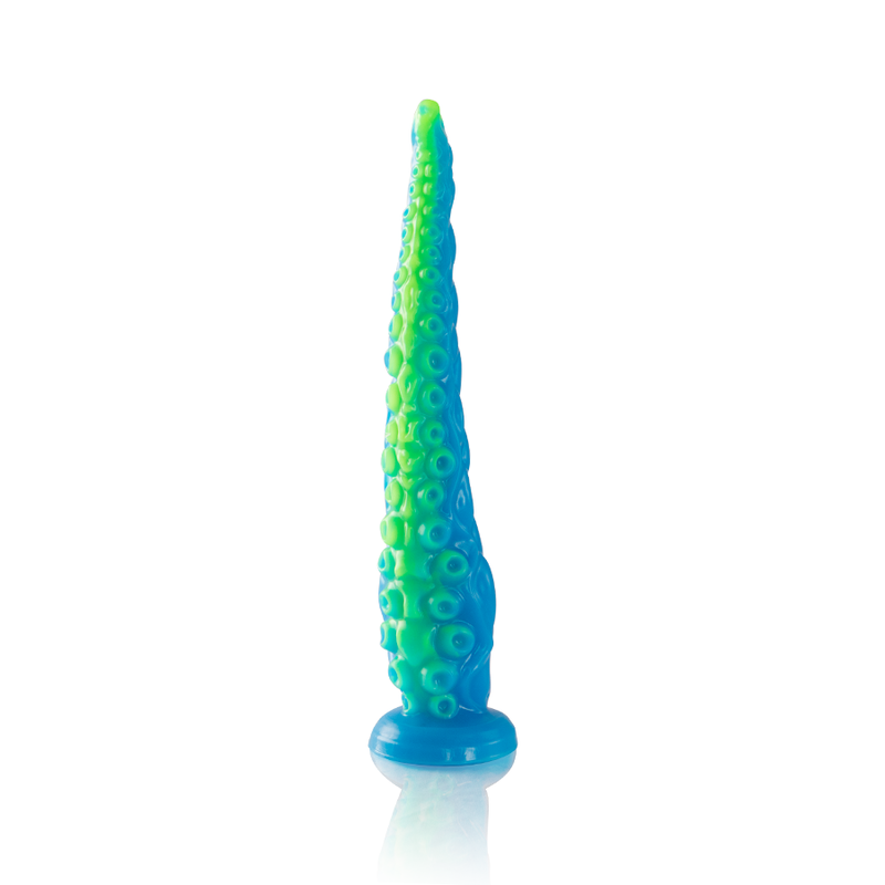 EPIC - SCYLLA DILDO COM TENTÁCULOS FINOS E FLUORESCENTES DE TAMANHO PEQUENO - Image 2