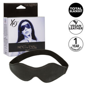 vVigoroso CALEXOTICS - NOCTURNAL MÁSCARA DE OLHOS PVC COURO PRETO