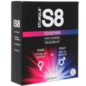 vVigoroso STIMUL8 - S8 TOGETHER KIT CASAL 2 X 30 ML
