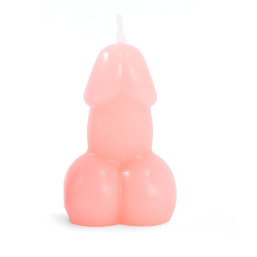 vVigoroso DIABLO PICANTE - VELA EM FORMATO DE PÊNIS NA COR ROSA