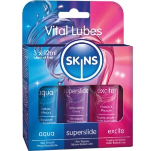 vVigoroso SKINS - KIT DE LUBRIFICANTES VITAL AQUA