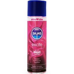 vVigoroso SKINS - EXCITE LUBRIFICANTE À BASE DE ÁGUA 130 ML