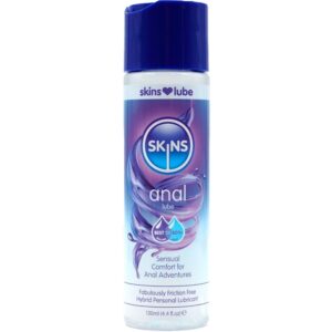 vVigoroso SKINS - LUBRIFICANTE ANAL HÍBRIDO À BASE DE ÁGUA E SILICONE 130 ML