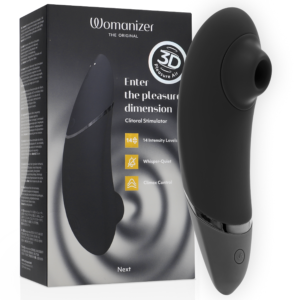 Vigoroso WOMANIZER - PRÓXIMO ESTIMULADOR CLITORIAL PRETO