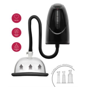 Vigoroso SHE.E.O - BOMBA DE VÁCUO AUTOMÁTICA PARA VAGINA E CLITÓRIS PRETA