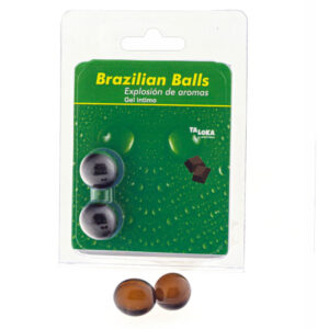 vVigoroso TALOKA - 2 BOLAS BRASILEIRAS GEL ÍNTIMO DE CHOCOLATE