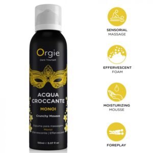 vVigoroso ORGIE - ACQUA CROCCANTE MONOI MOUSSE DE MASSAGEM CRUNCHY 150 ML