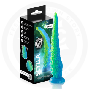 Vigoroso EPIC - SCYLLA DILDO COM TENTÁCULOS FINOS E FLUORESCENTES DE TAMANHO PEQUENO