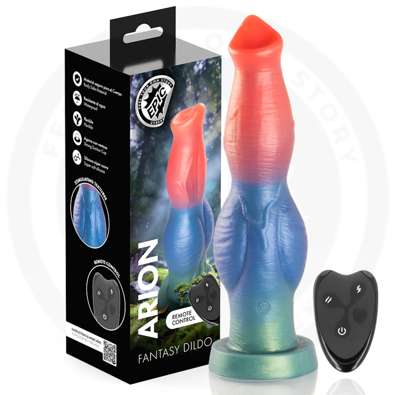 Vigoroso EPIC - ARION DILDO SYMPHONY OF PLEASURE COM CONTROLE REMOTO RECARREGÁVEL
