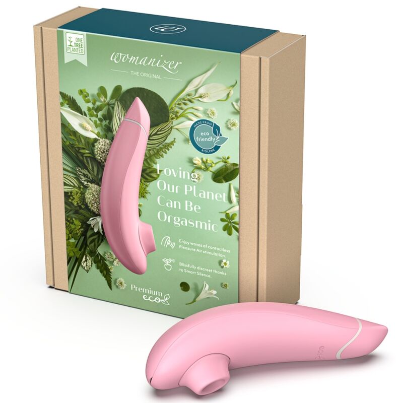 WOMANIZER - ESTIMULADOR CLITORIANO PREMIUM ECO DE SUCÇÃO COM 12 NÍVEIS DE INTENSIDADE ROSA - Image 2