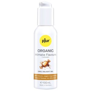 vVigoroso PJUR - GEL ORAL DELICIOSO COM SABORES ÍNTIMOS DE CARAMELO ORGÂNICO 100 ML