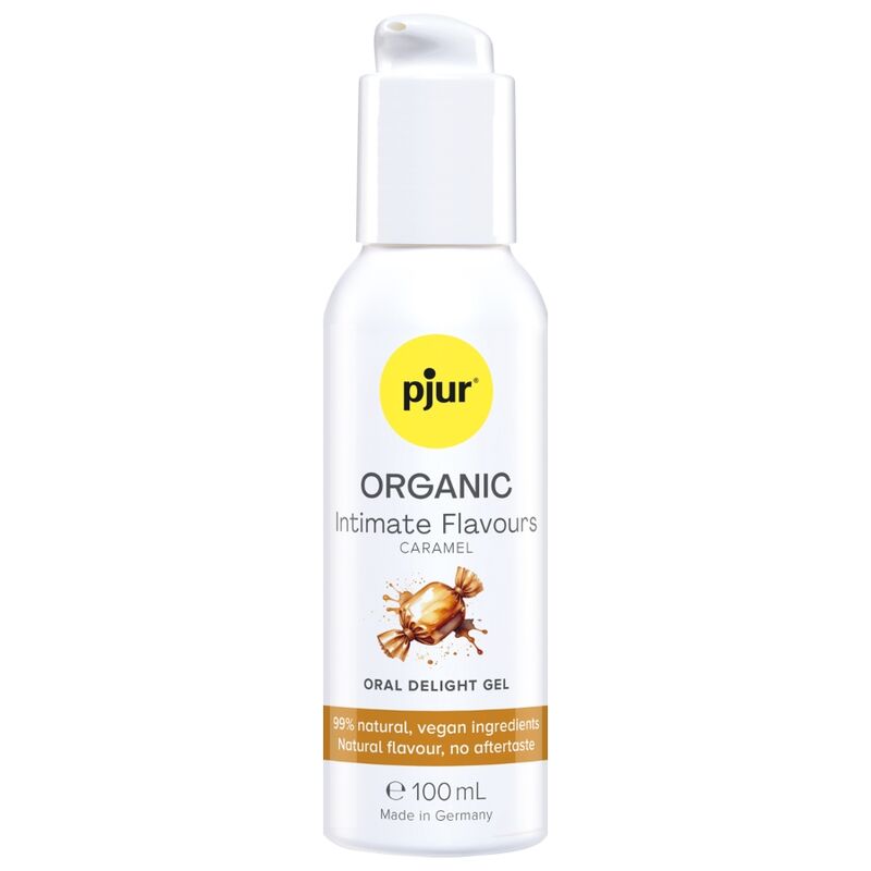 vVigoroso PJUR - GEL ORAL DELICIOSO COM SABORES ÍNTIMOS DE CARAMELO ORGÂNICO 100 ML