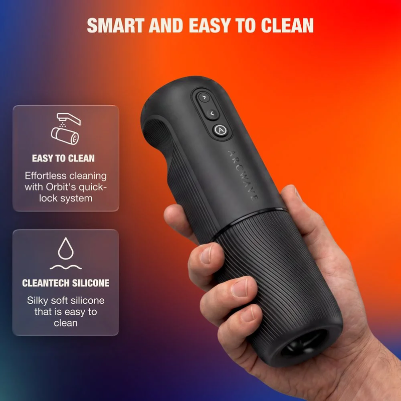 ARCWAVE - ORBIT MASTURBADOR MASCULINO ROTATIVO 360° COM CONTROLO POR APLICAÇÃO PRETO - Image 3