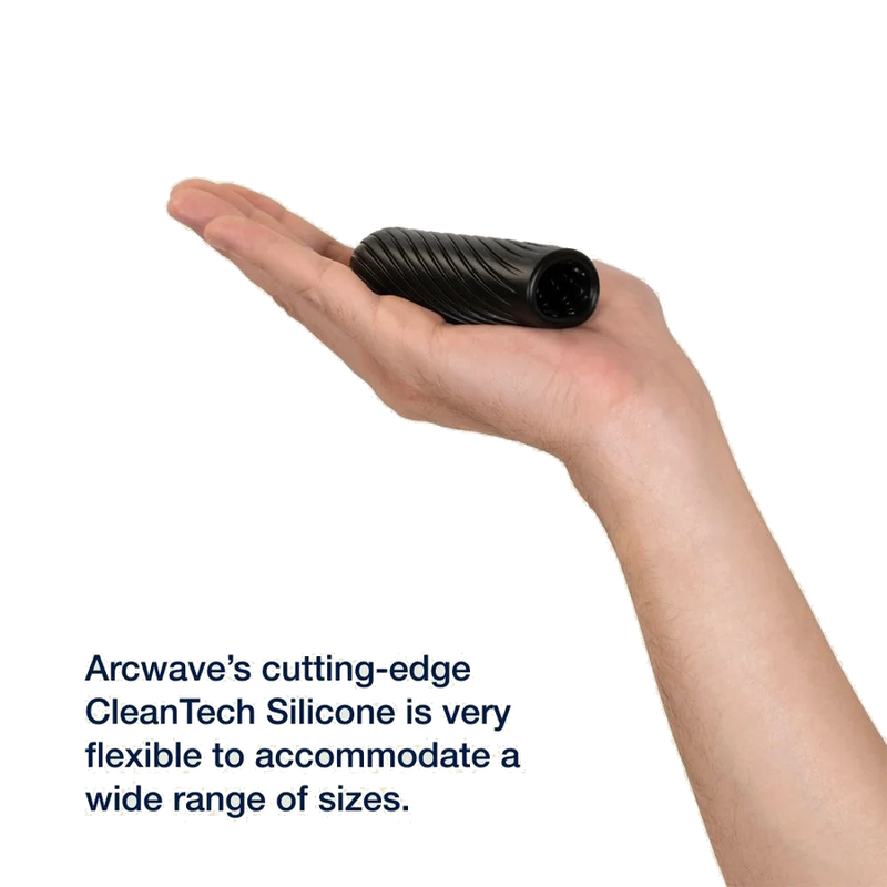 ARCWAVE - GHOST STROKER REVERSÍVEL EM SILICONE PRETO - Image 3