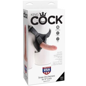 Vigoroso KING COCK HARNESS COM PÊNIS REALISTA 15